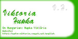 viktoria hupka business card