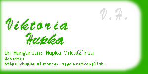 viktoria hupka business card